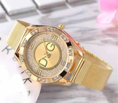 ساعة D&G ذهبي قشاط معدن