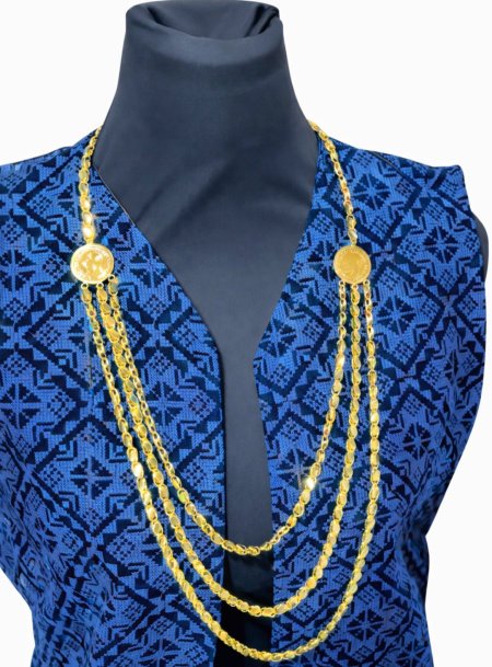 جنزير حلبي مميز مع ليرات