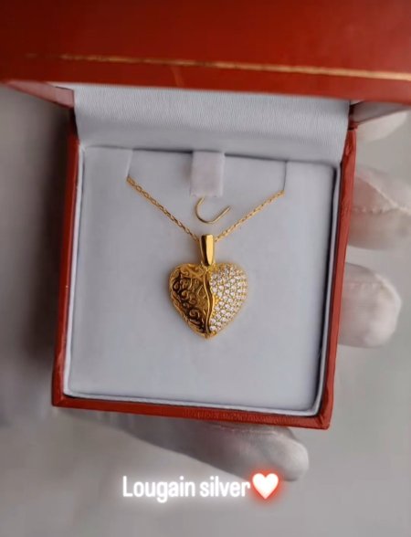 سنسال اسم مطلي بدهب اصلي