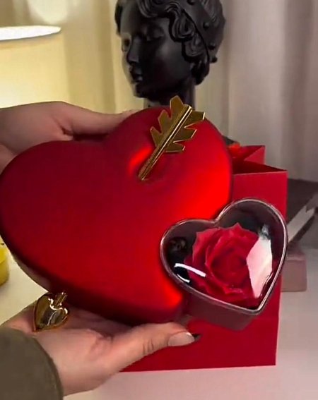 قلب الوردة الابدية(لا يشمل السنسال)