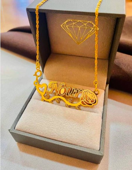 تفصيل اسم مع وردة