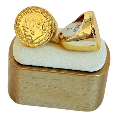 خاتم ليرات حجم كبير