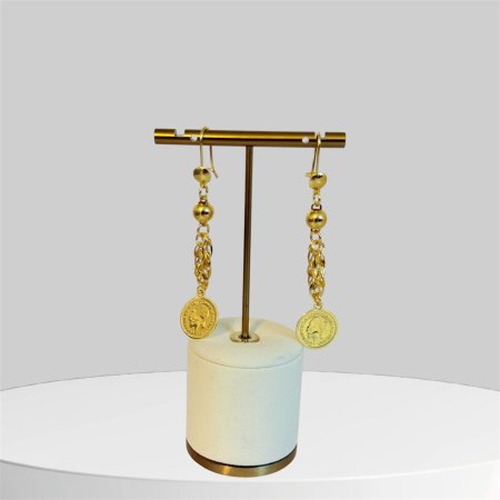 حلق ليره طويل مميز